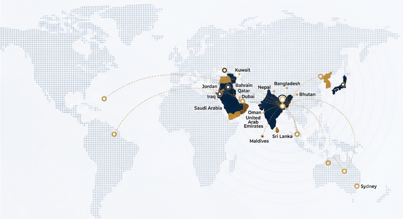 Global Delivery Map